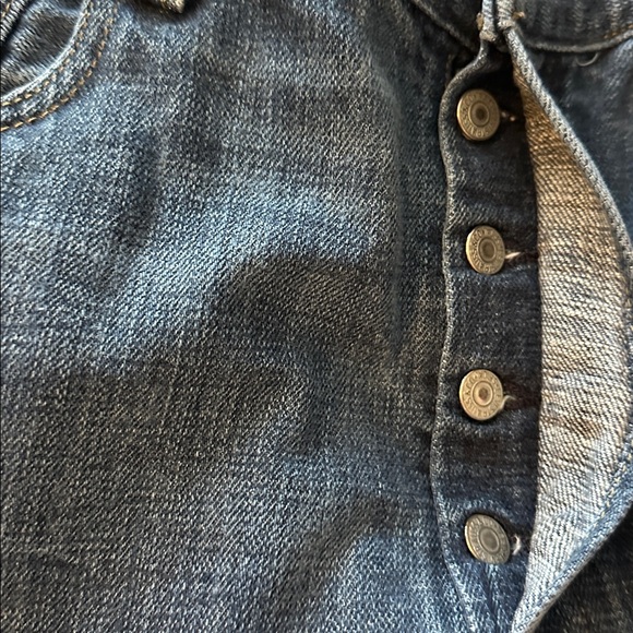 Levi's 501 Straight Blue Jeans - Picture 10 of 10